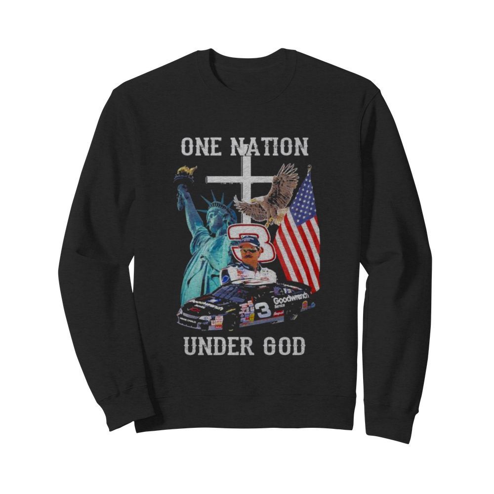 3 Goodwrench Dale Earnhardt one nation under God  Unisex Sweatshirt