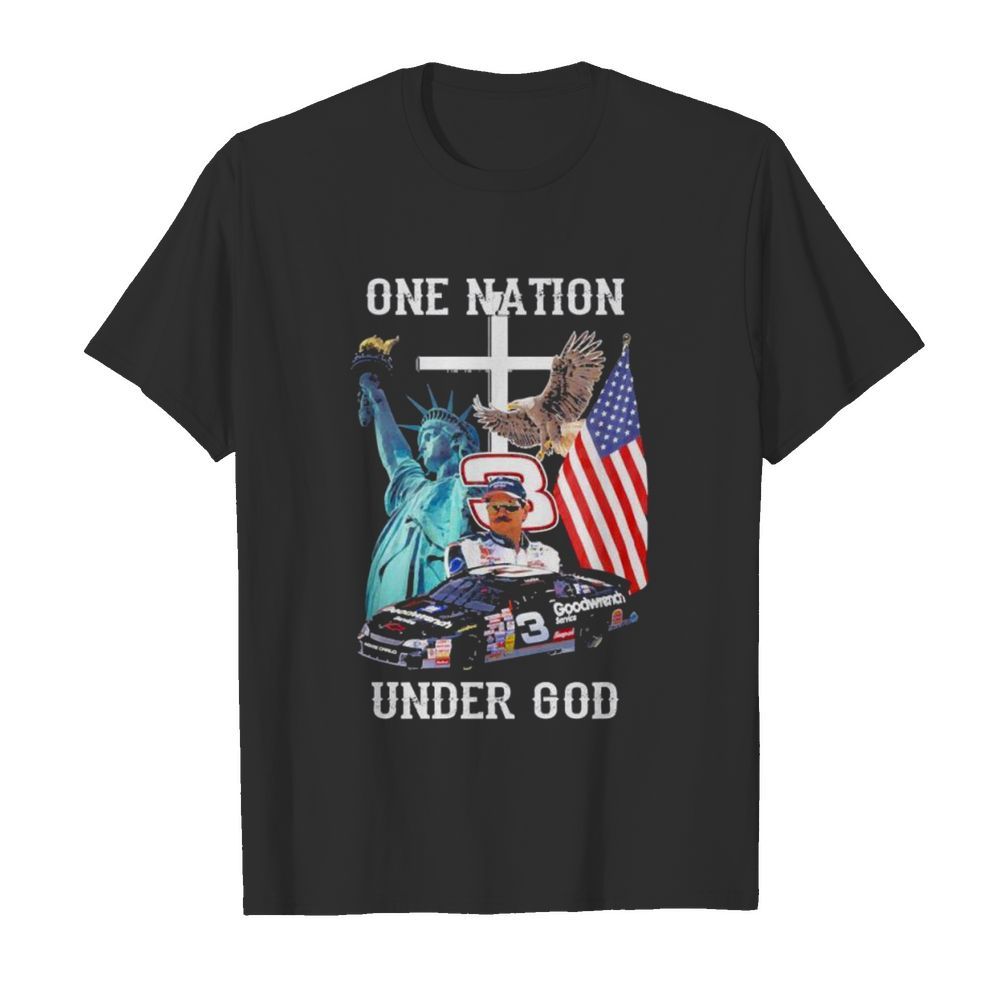 3 Goodwrench Dale Earnhardt one nation under God  Classic Men's T-shirt