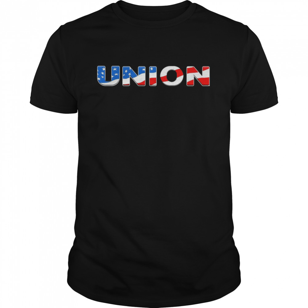 American Flag Union shirt