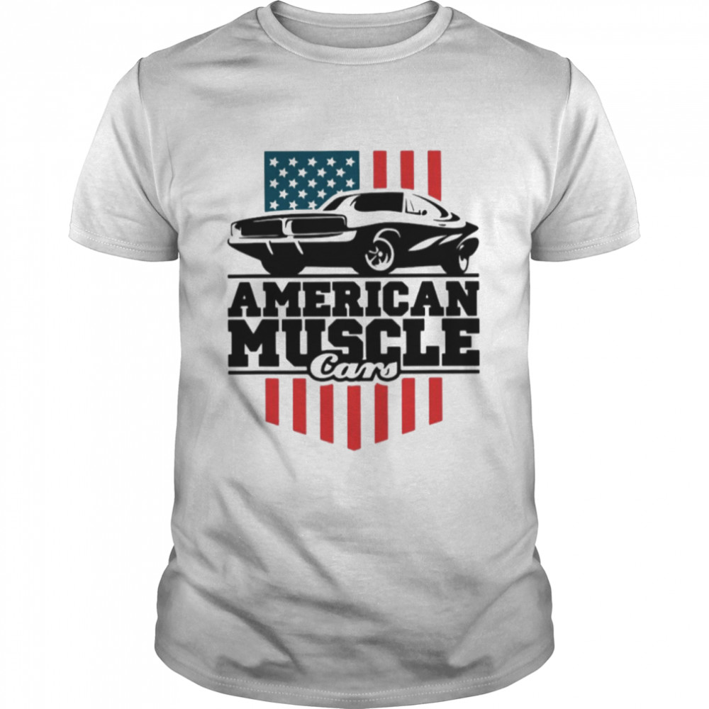 American Muscle Cars Flag shirt