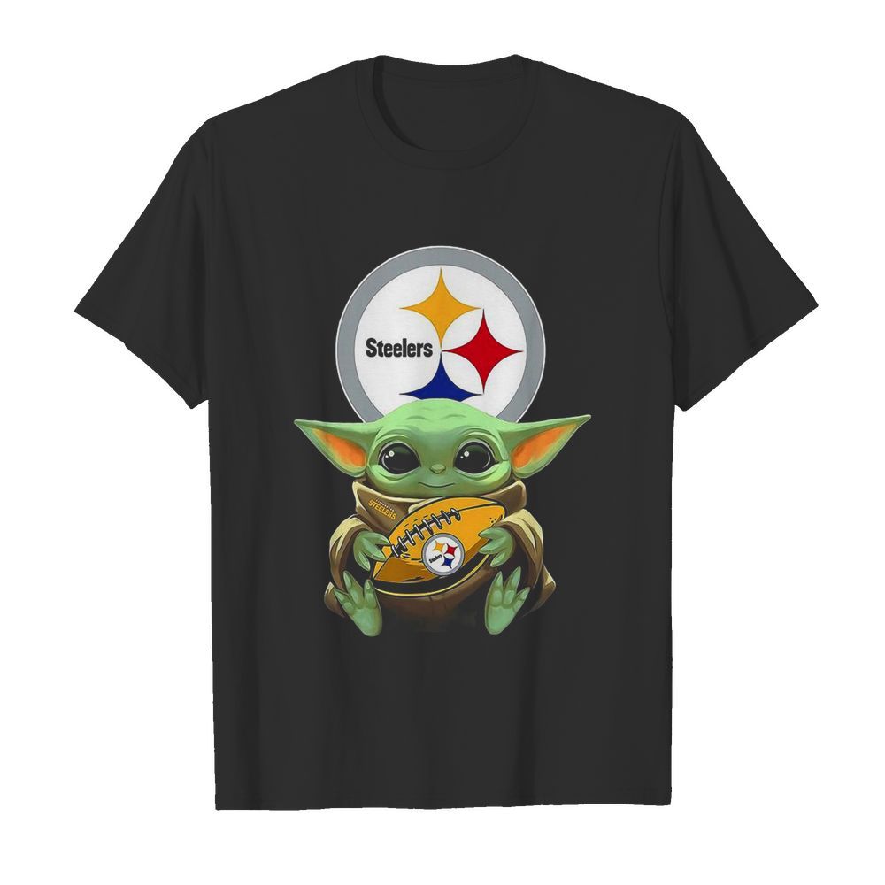 Baby Yoda Hug Pittsburgh Steelers Football shirt