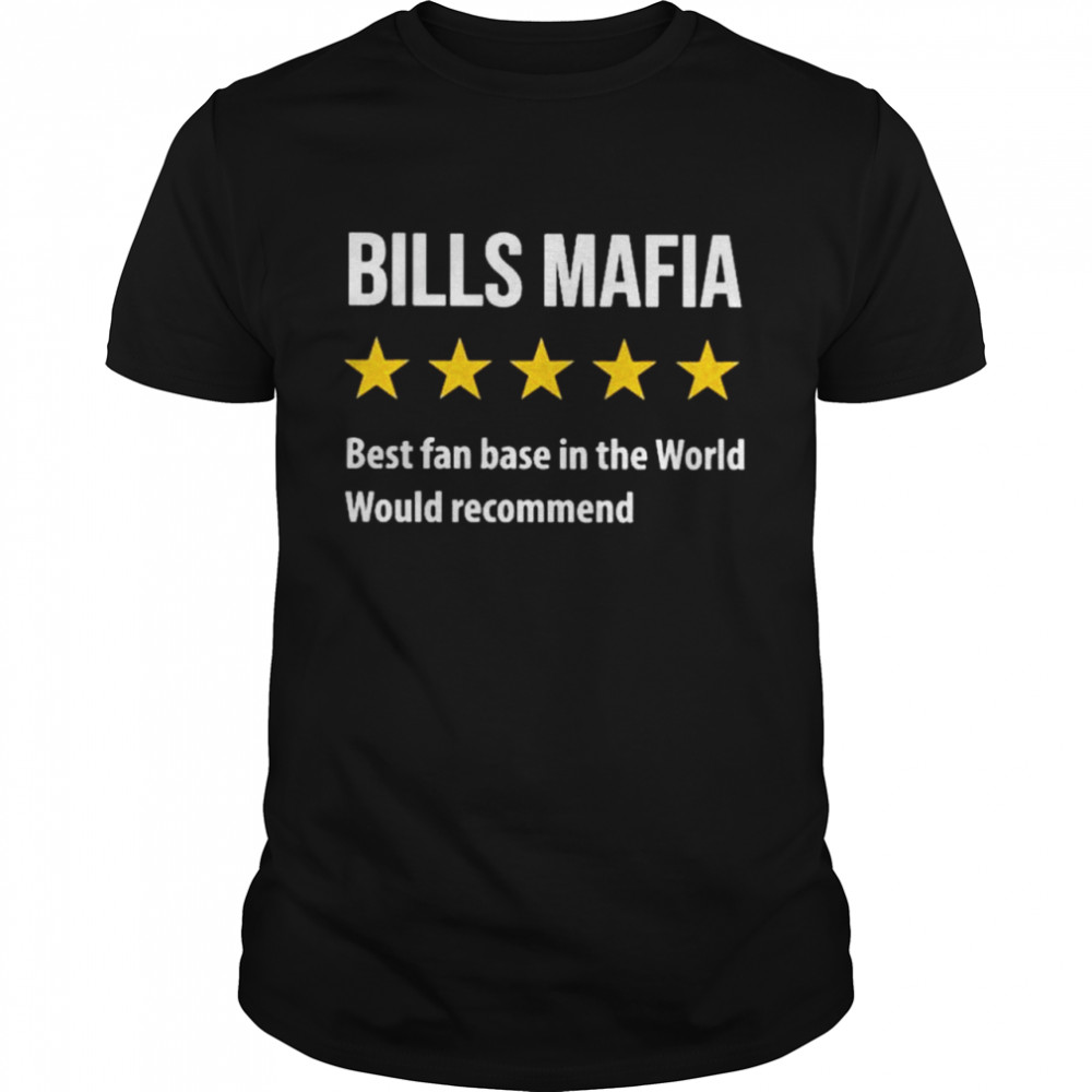 Bills mafia best fanbase in the world would recommend  Classic Men's T-shirt