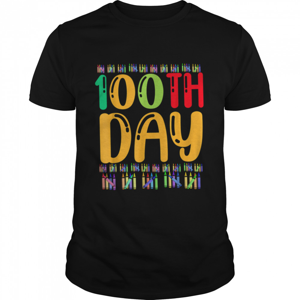 Boys Girls 100th Day 100 Days Of School shirt