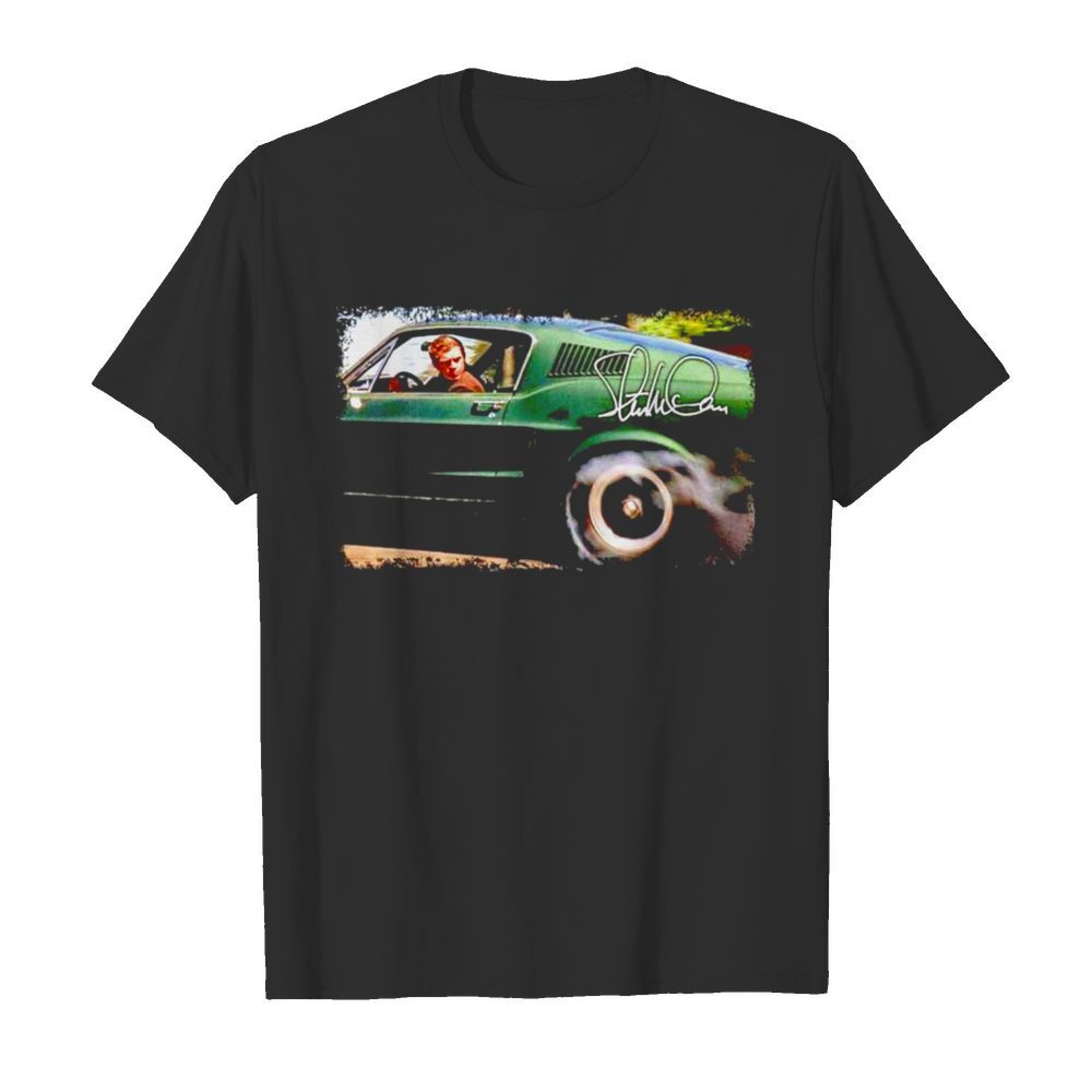 Bullitt Steve McQueen signature shirt