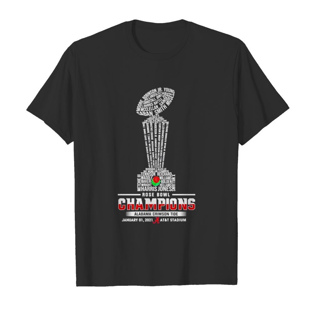 Cup Rose bowl champions Alabama Crimson Tide shirt