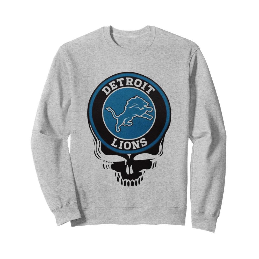 Detroit lions nfl football skull  Unisex Sweatshirt