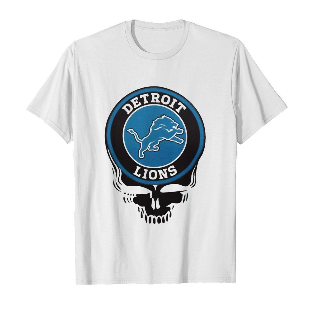 Detroit lions nfl football skull  Classic Men's T-shirt