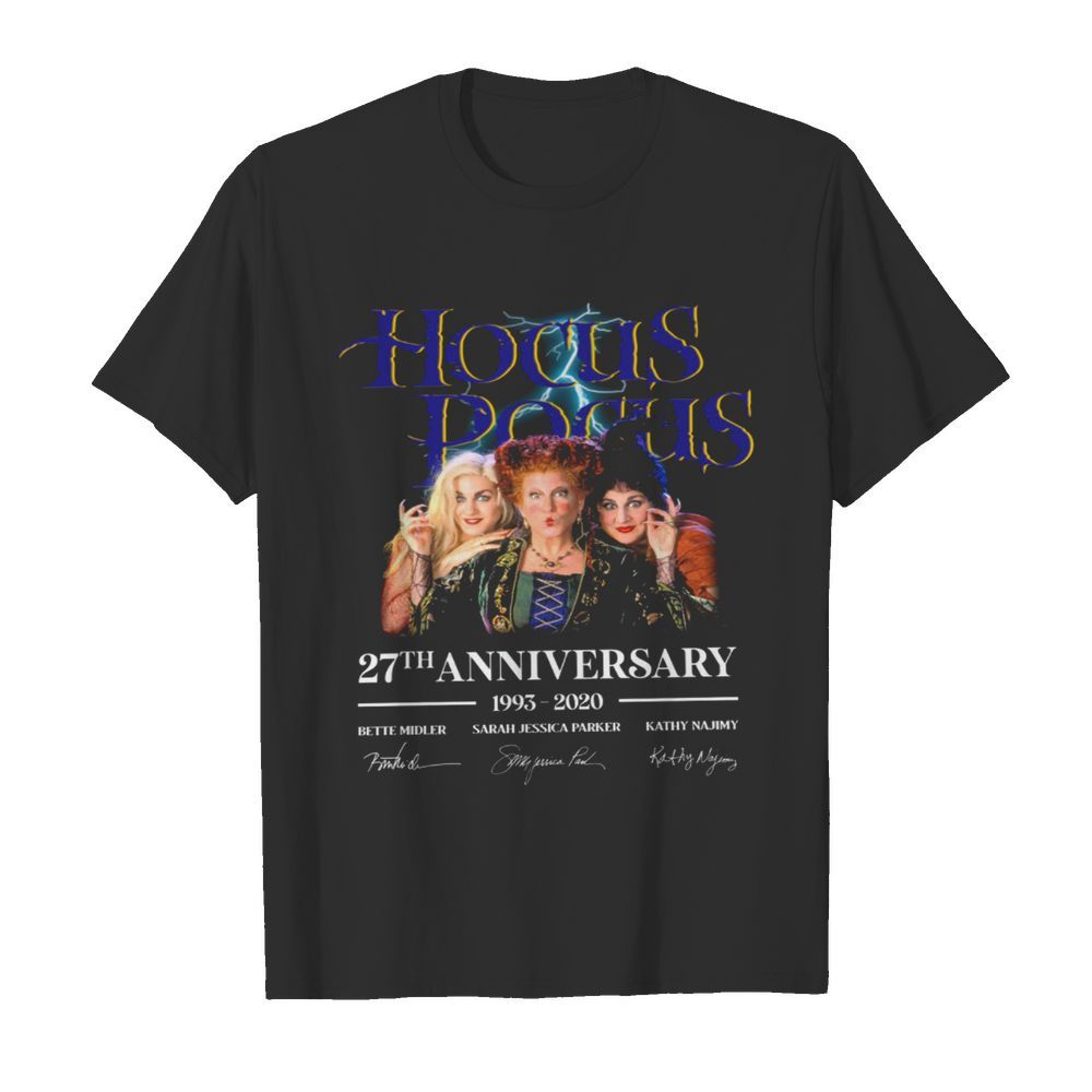 Hocus Pocus 27th Anniversary 1993-2020 Bette Midler Sarah Jessica Parker Kathy Najimy  Classic Men's T-shirt