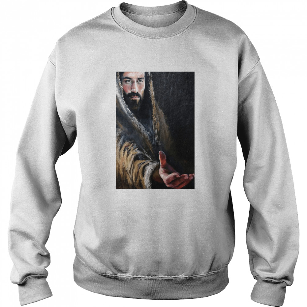 Jesus Reaching Hand  Unisex Sweatshirt