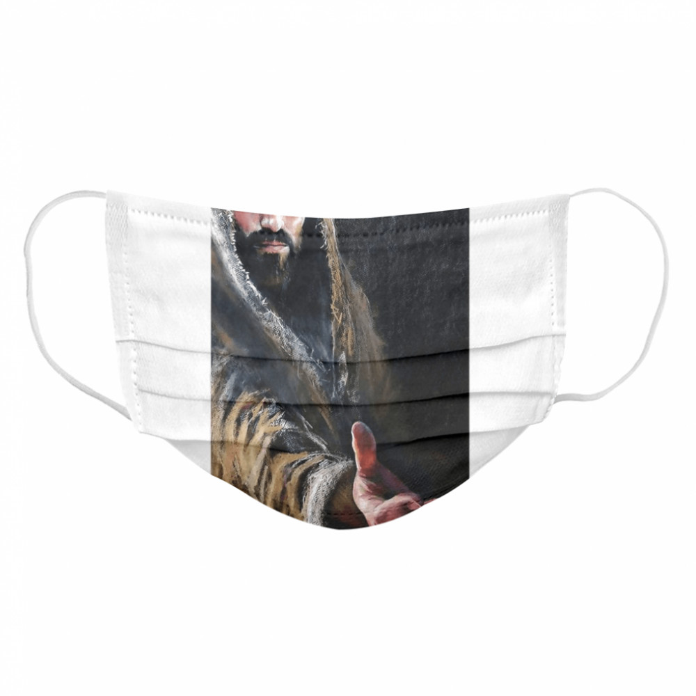 Jesus Reaching Hand  Cloth Face Mask