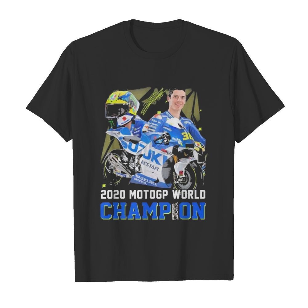 Joan Mir 2020 Motogp world champion signature shirt