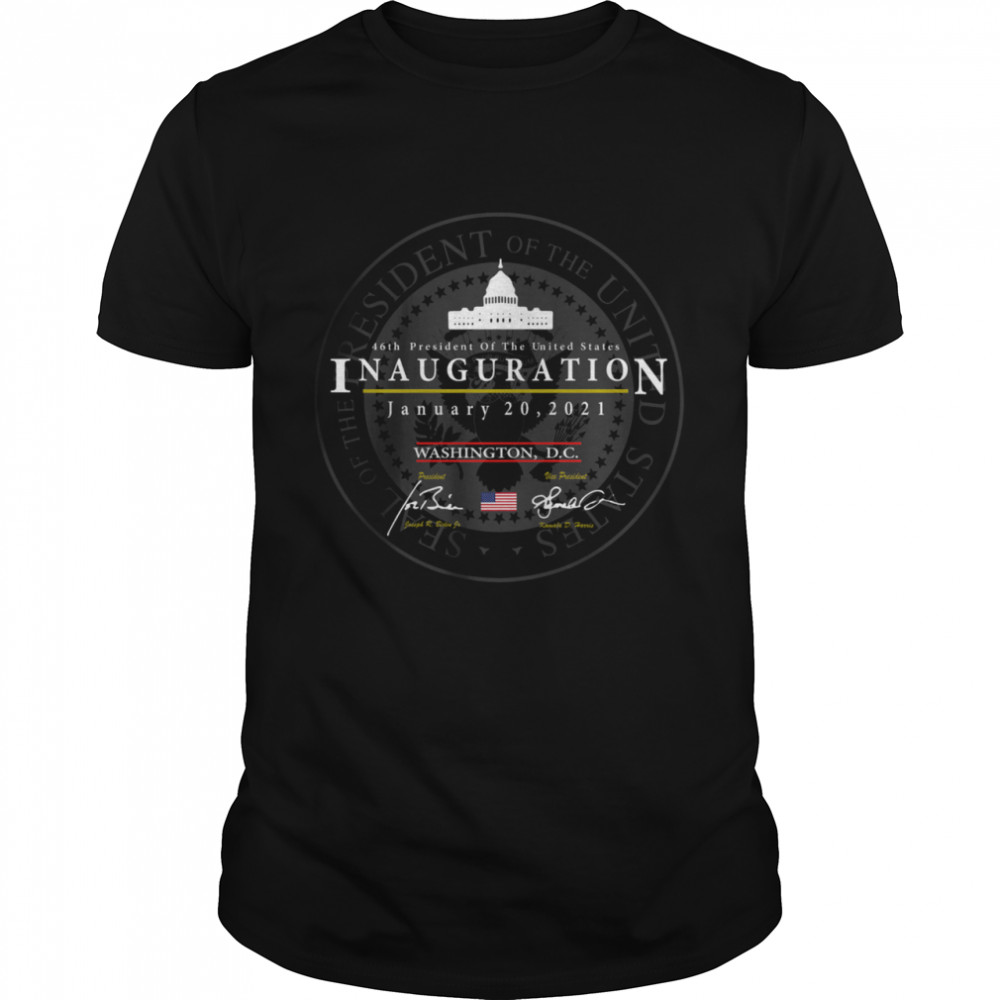 Joe Biden Kamala Harris President of the United States 46th inauguration january 20 2021 Washington DC shirt