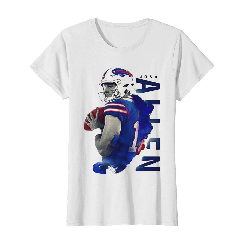 Josh Allen 17 Buffalo Bills Football  Classic Women's T-shirt