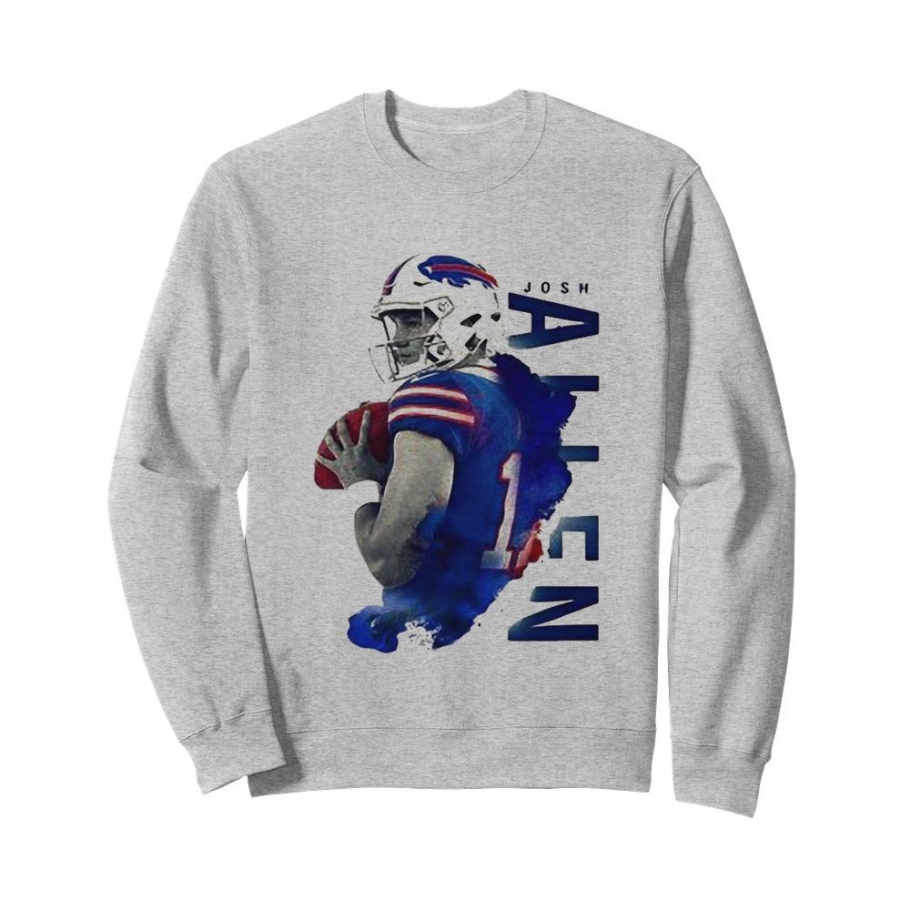 Josh Allen 17 Buffalo Bills Football  Unisex Sweatshirt