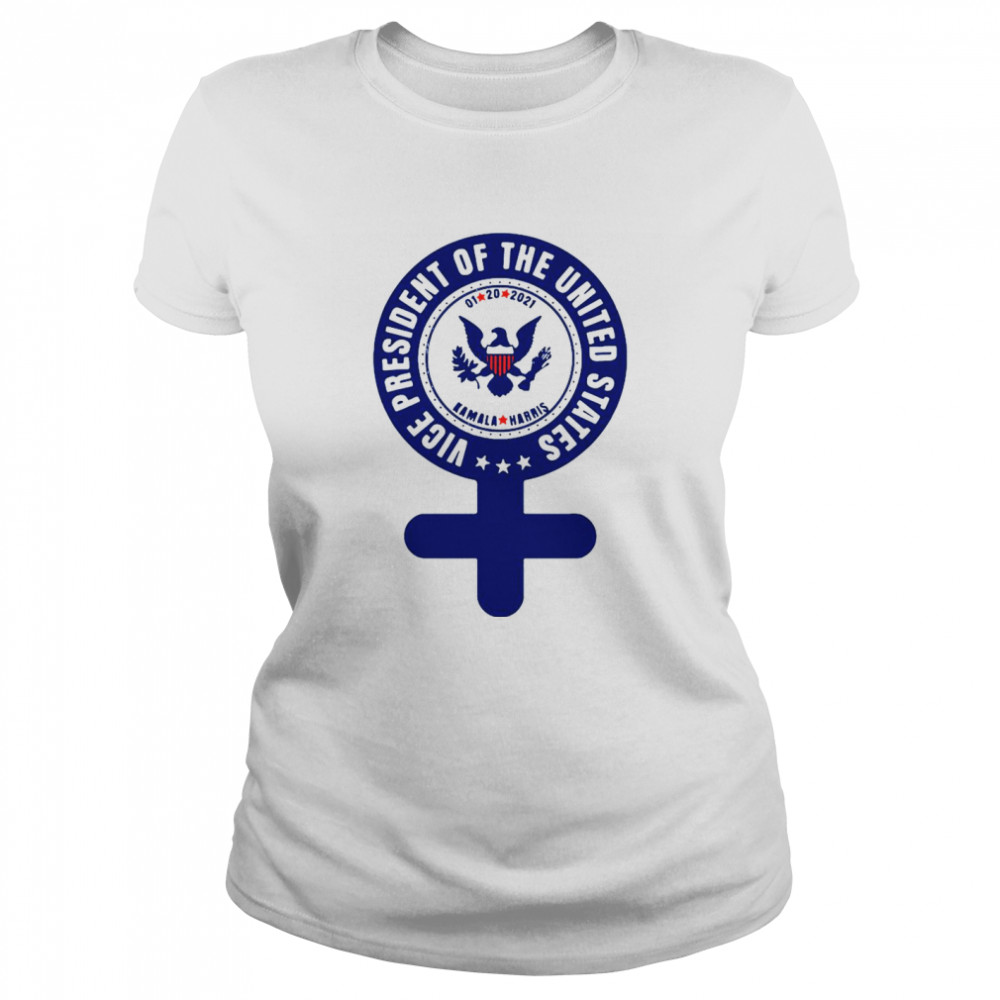 Kamala Harris First Female Vice President of US Biden Harris  Classic Women's T-shirt