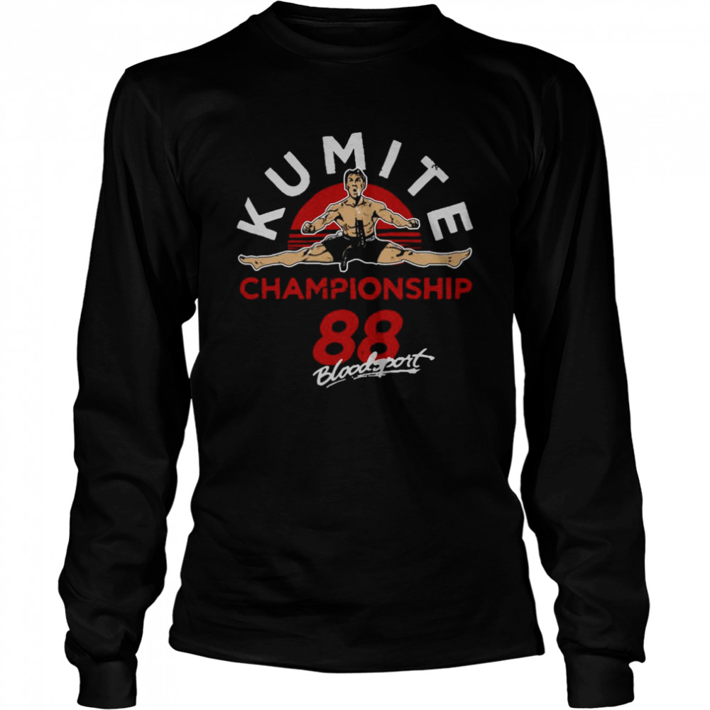 Kumite Championship 88 Bloodsport  Long Sleeved T-shirt