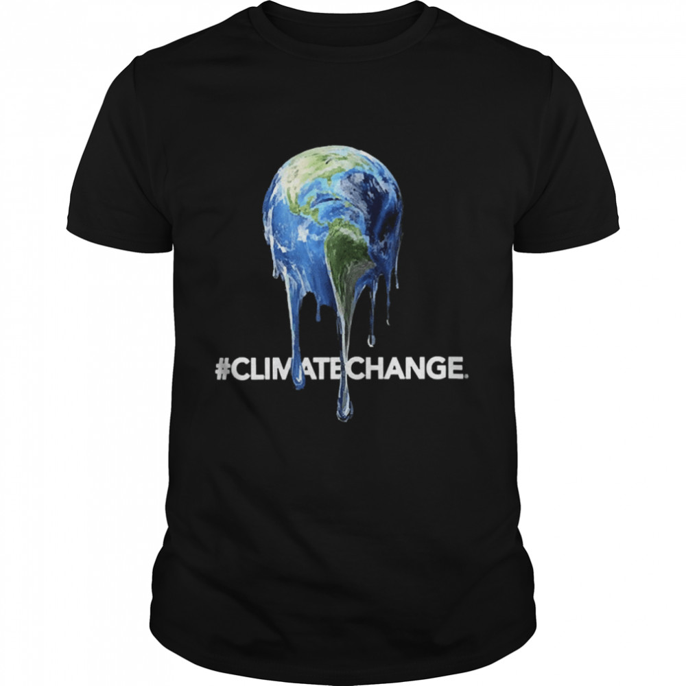 Legendary themed melting earth climate change shirt