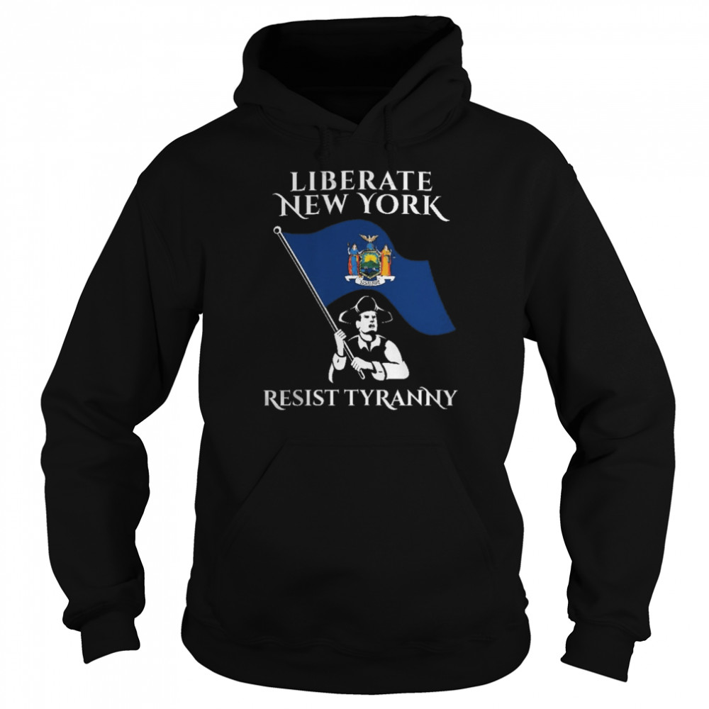 Liberate New York Resist Tyranny  Unisex Hoodie