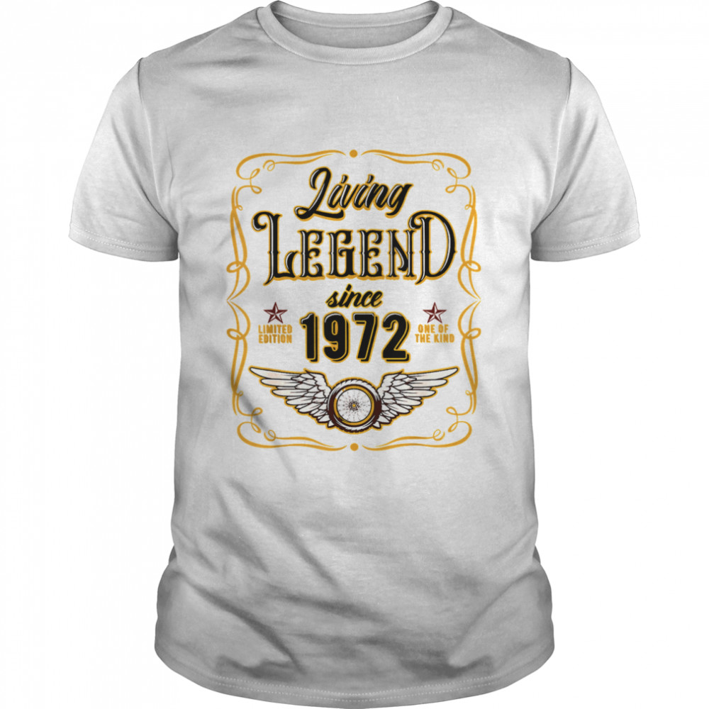 Living Legend Since 1972 48th Birthday shirt