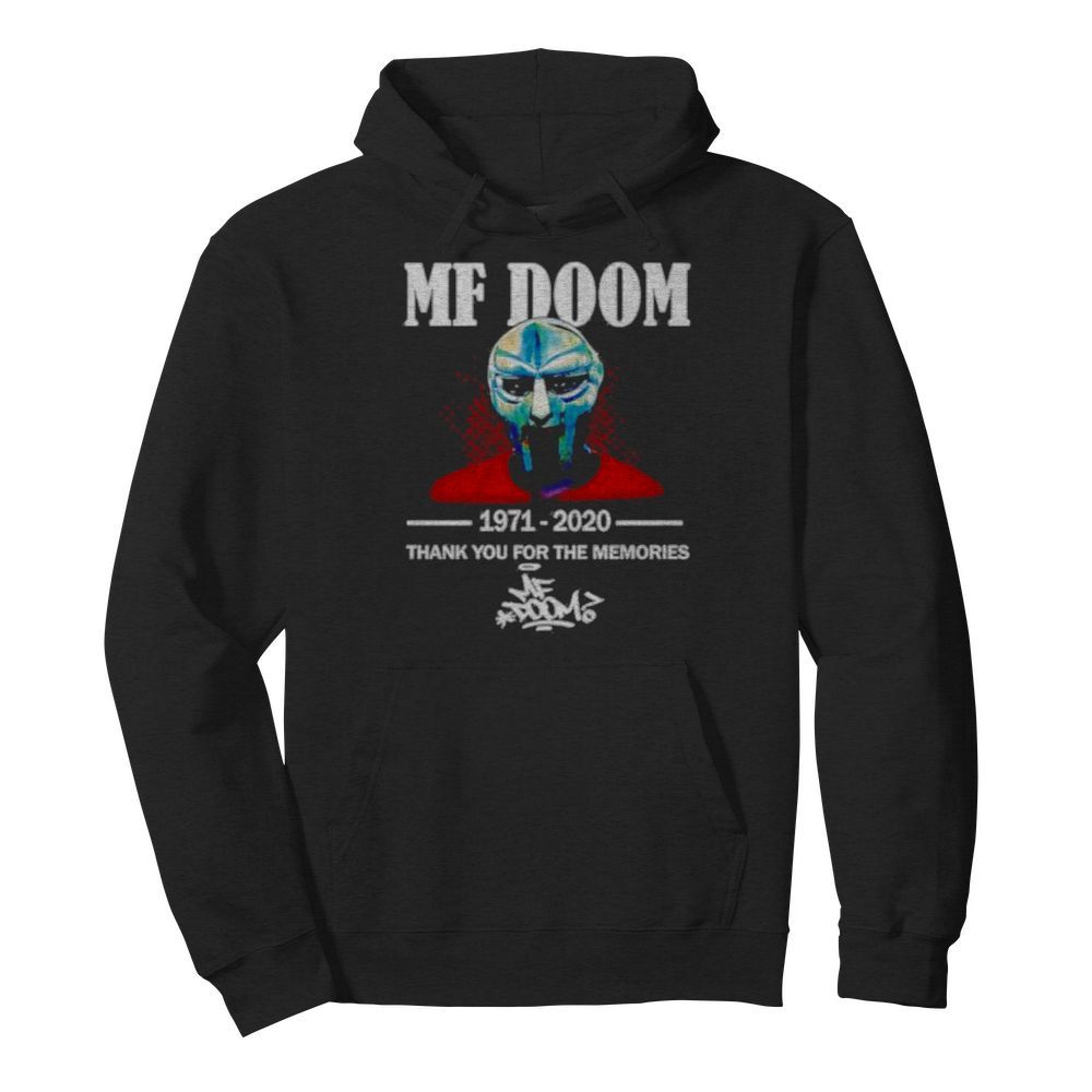 MF Doom 1971-2020 thank you for the memories  Unisex Hoodie