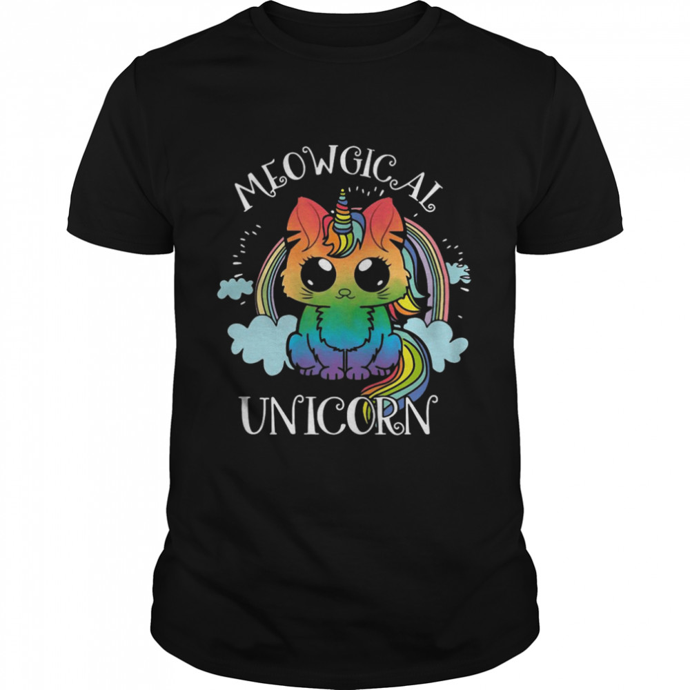 Meowgical Unicorn Funny shirt