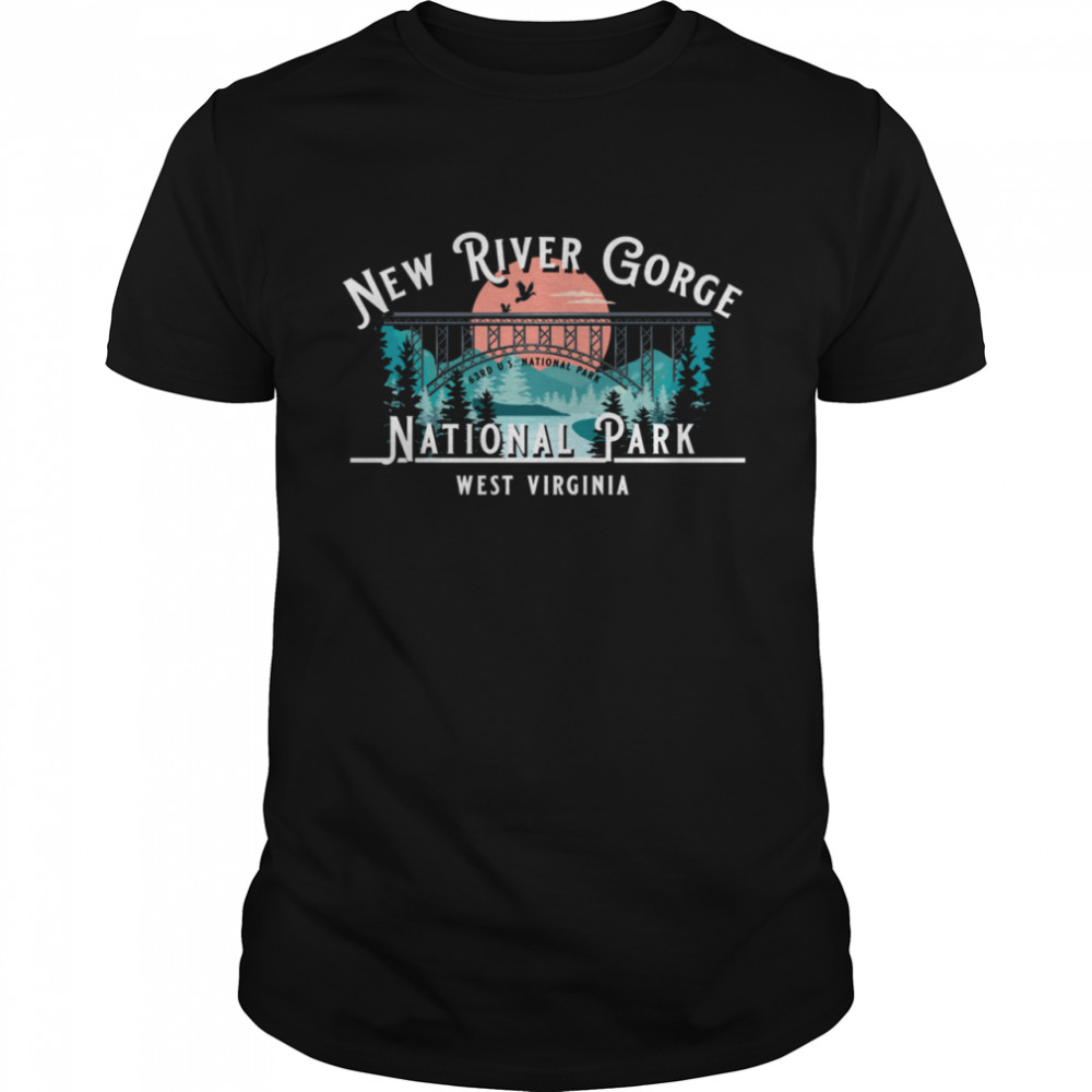 New River Gorge National Park Camping Hiking Mountains shirt