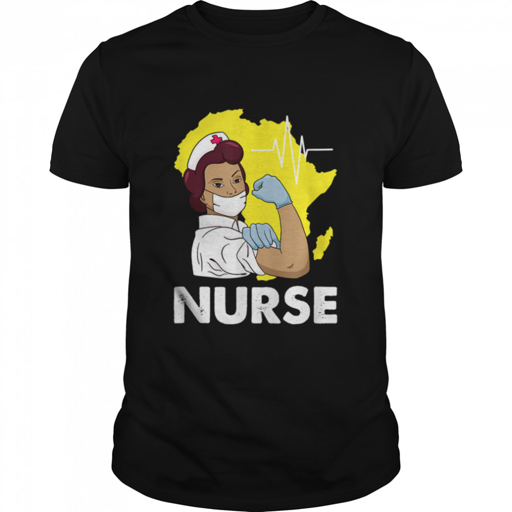 Nurse African American Nursing Practitioner Melanin Apparel shirt