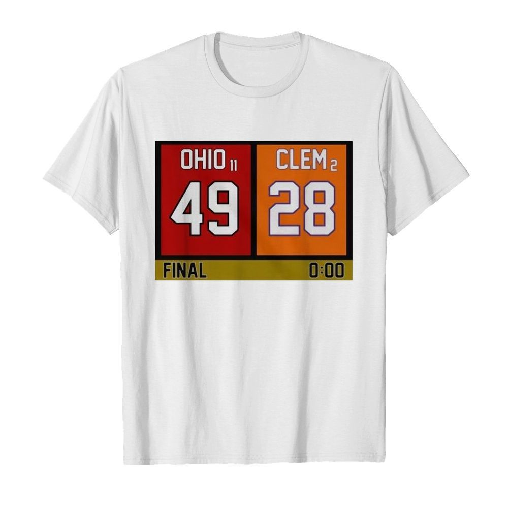 Ohio 49 Clem 28 shirt