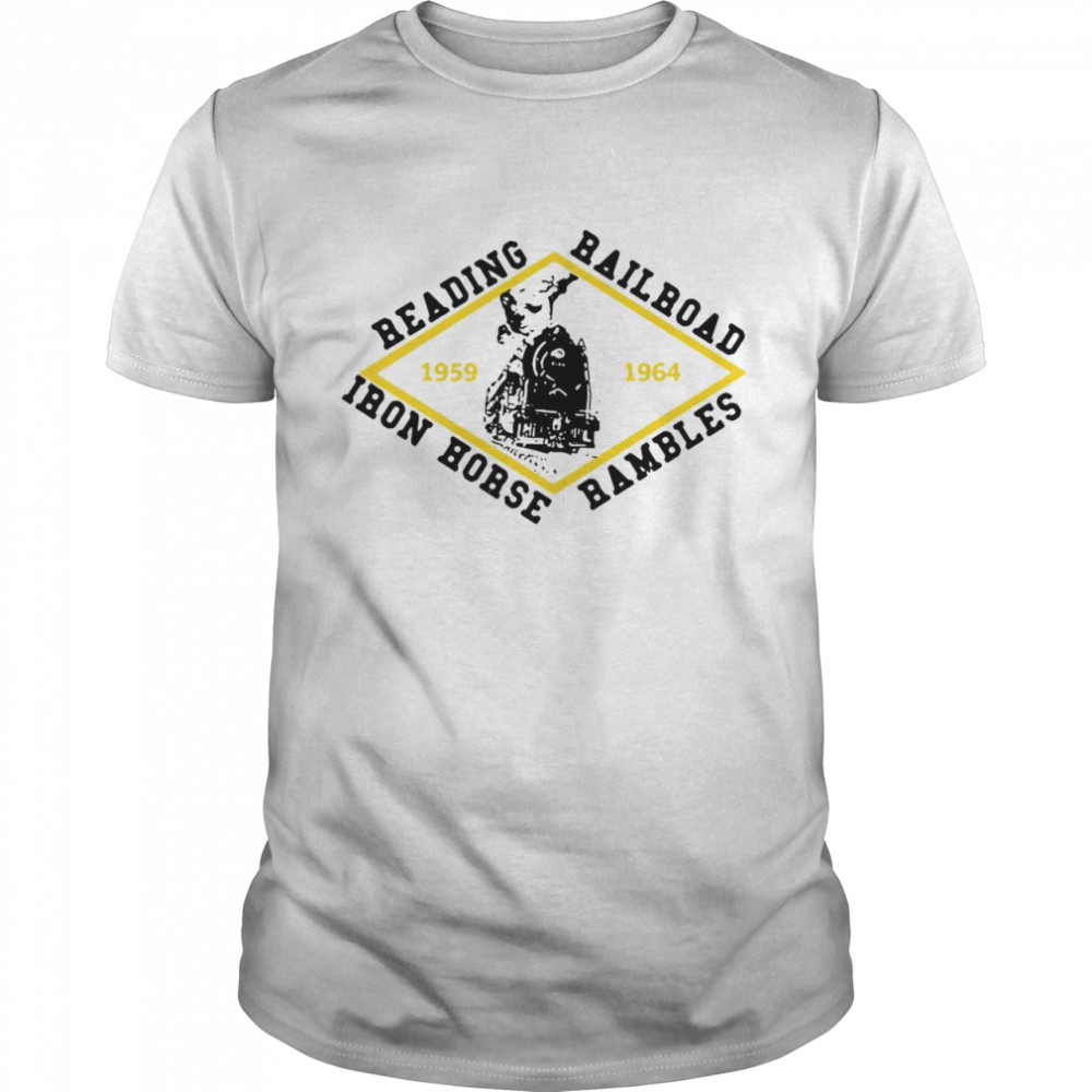 Reading Railroad Iron Horse Rambles 1959 1964 Logo shirt