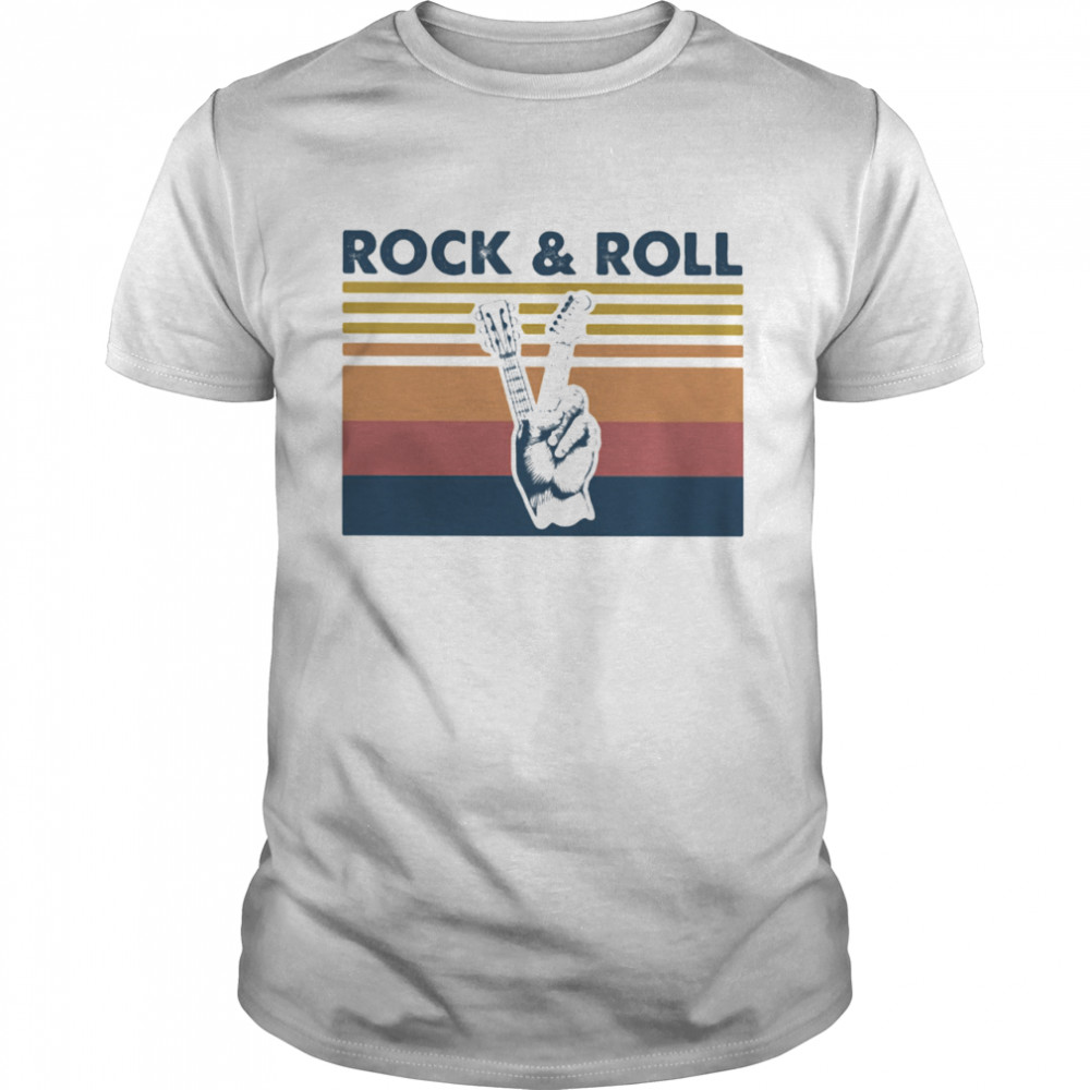 Rock And Roll Guitar Vintage shirt