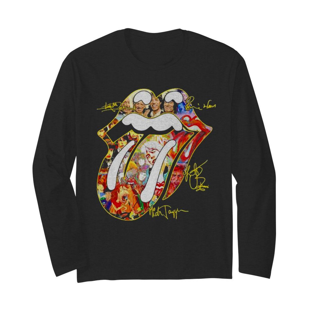 Rolling Stone Lips Signature  Long Sleeved T-shirt 