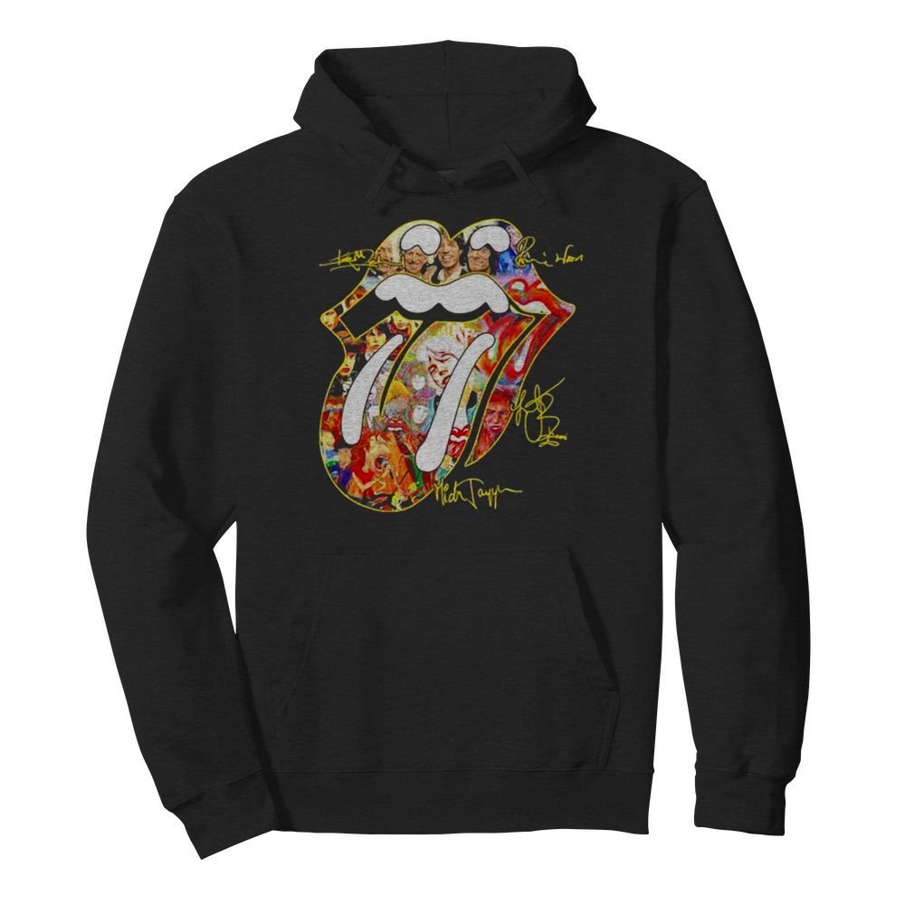 Rolling Stone Lips Signature  Unisex Hoodie