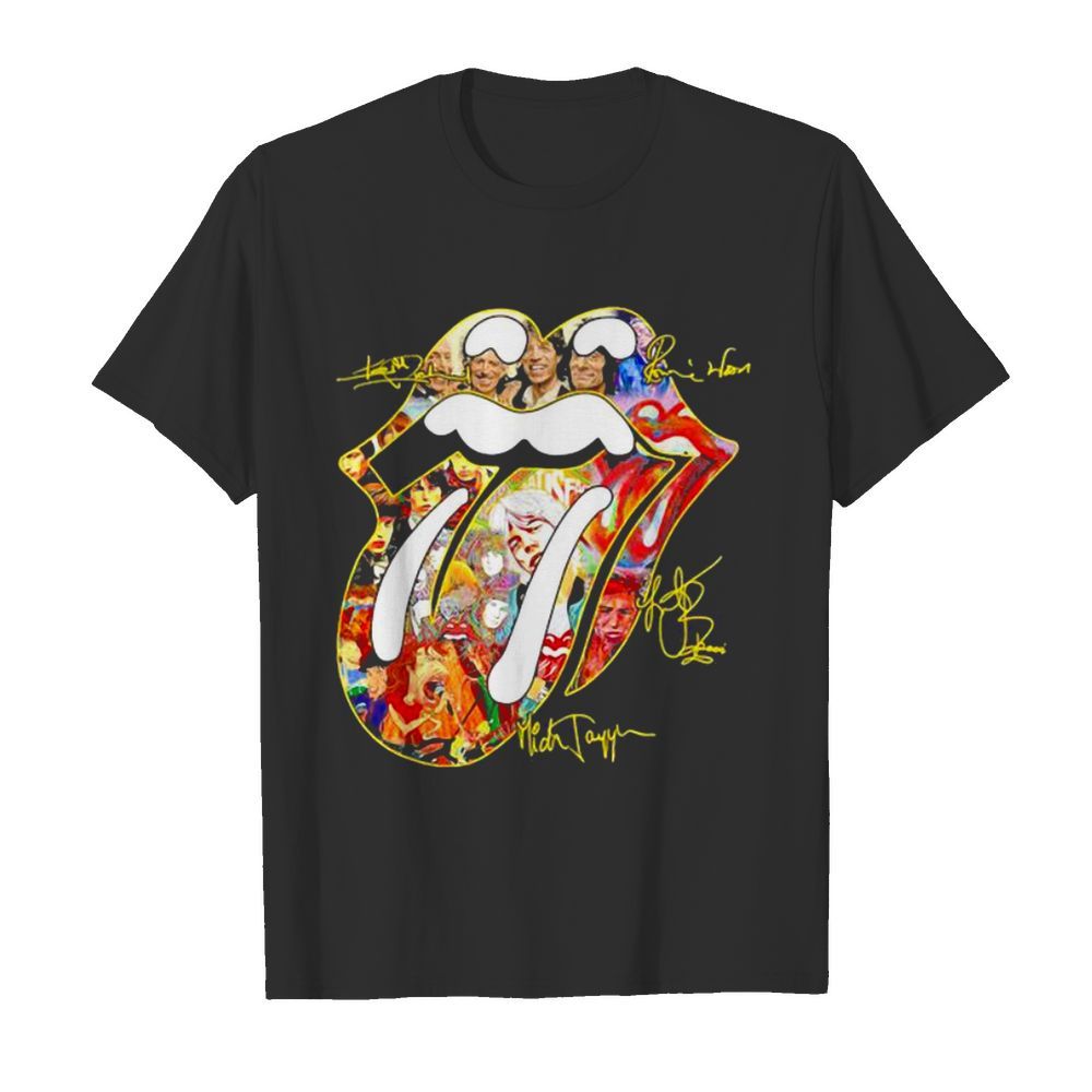 Rolling Stone Lips Signature  Classic Men's T-shirt