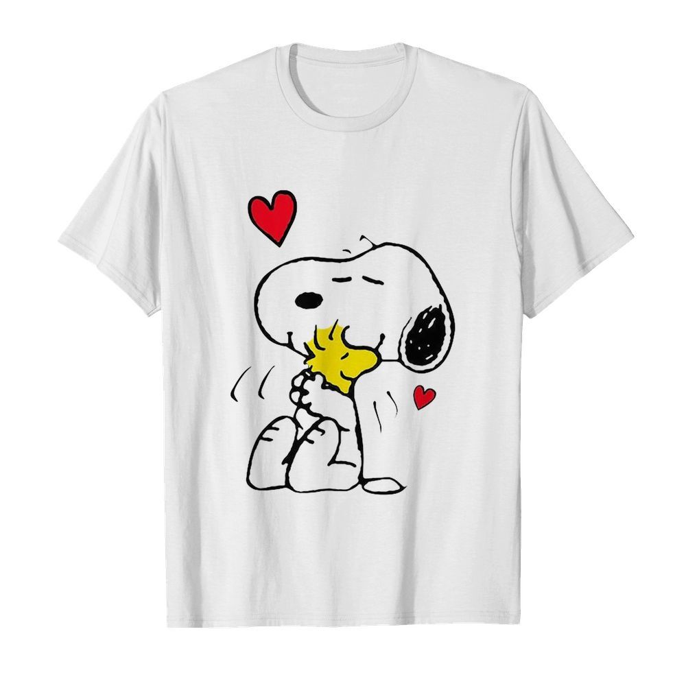 Snoopy Hug Woodstock Valentines Day Shirt Classic Men's T-shirt