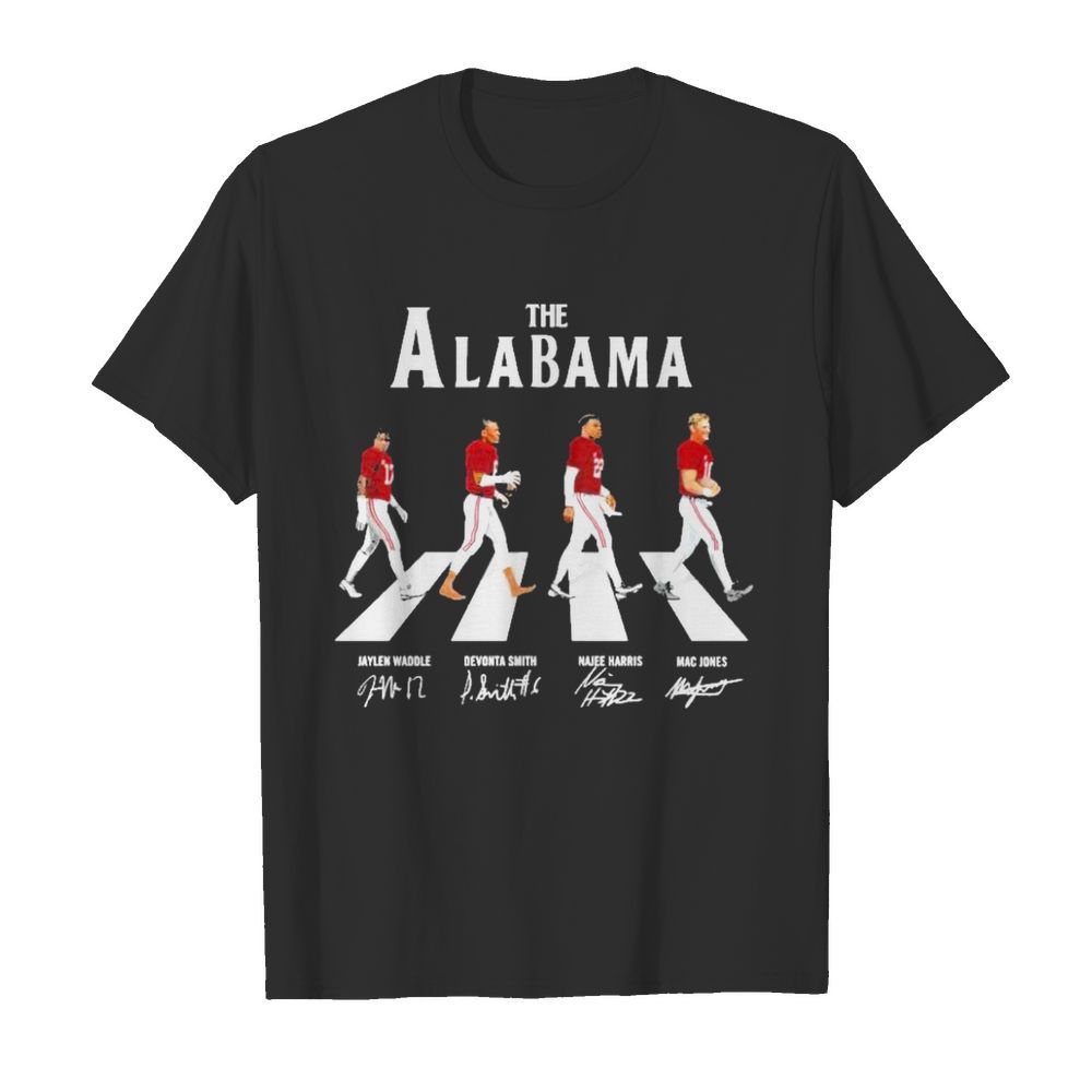 The Alabama Abbey road signatures 2021 shirt