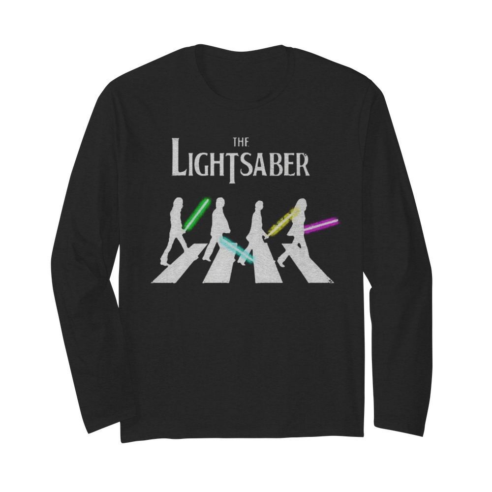 The Lightsaber Abbey Road  Long Sleeved T-shirt 