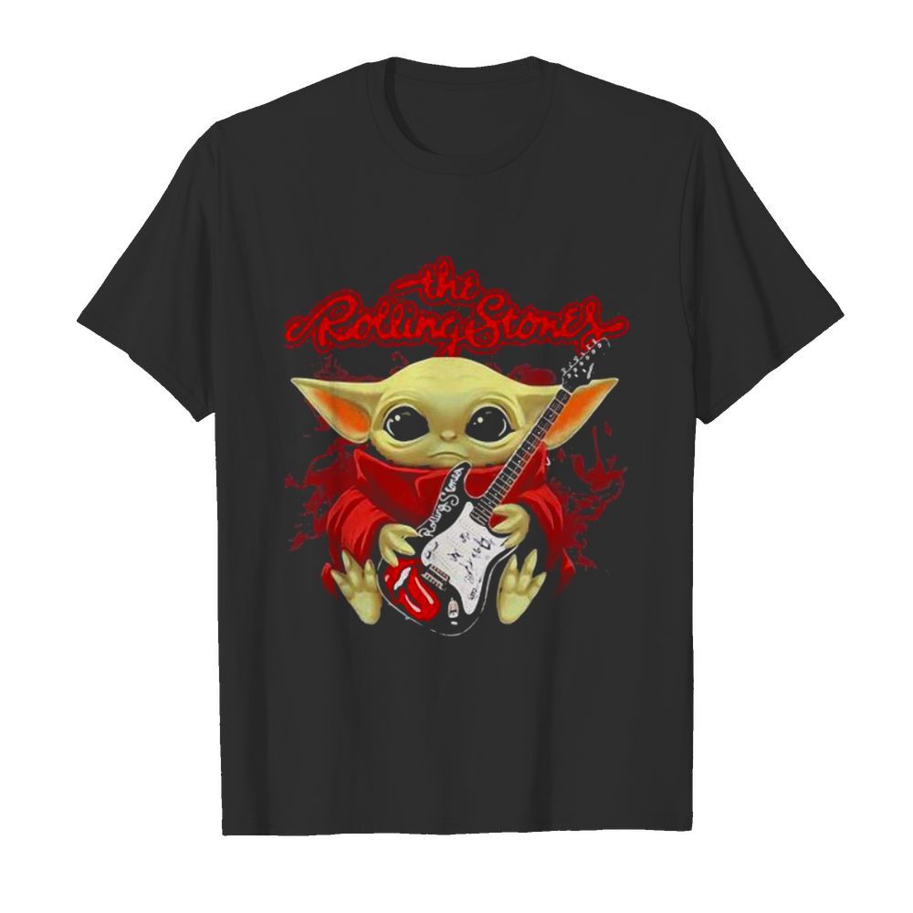 The Rolling Stones Baby Yoda Guitar shirt