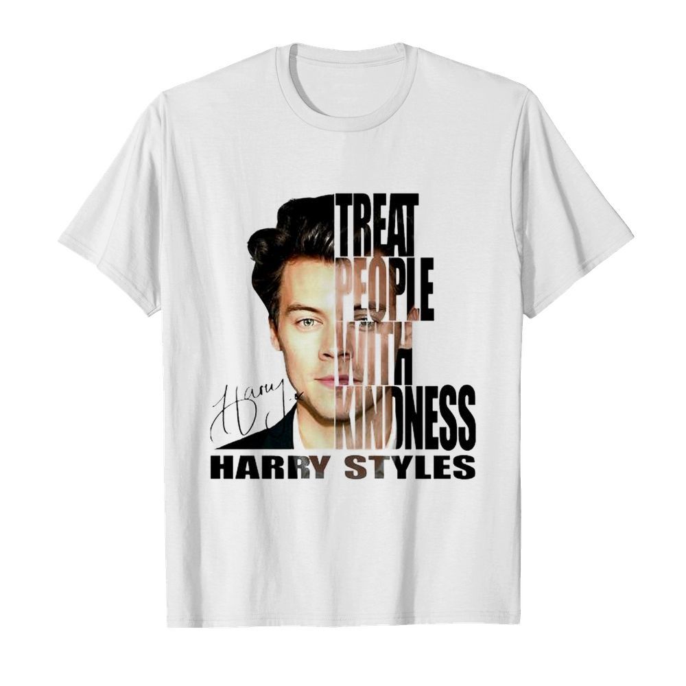 Treat people with kindness Harry Styles signatures shirt