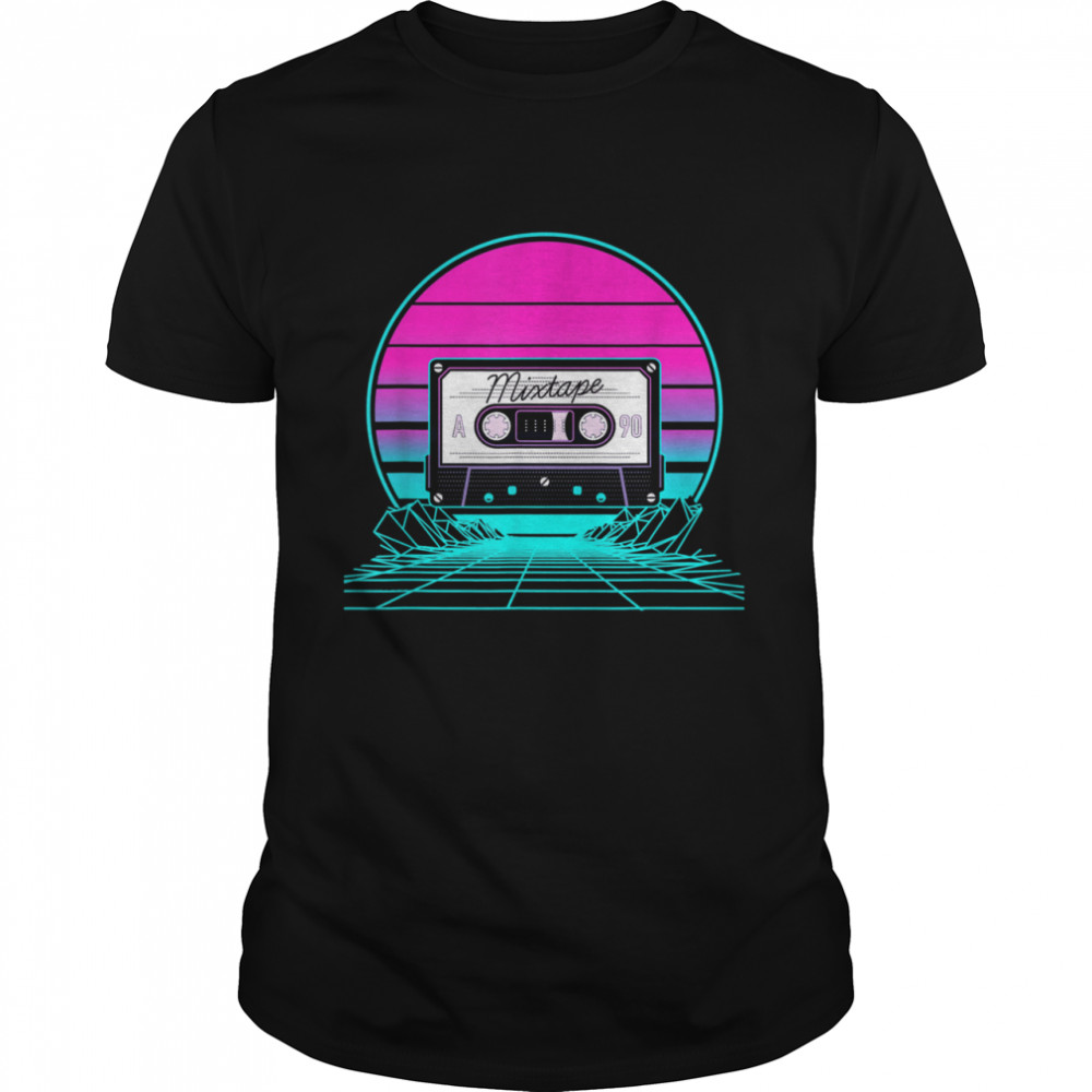 Vintage Retro Sunset Mixtape shirt