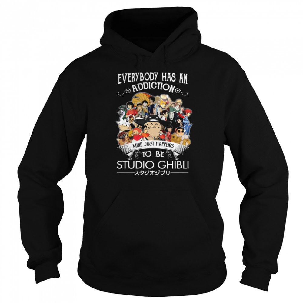 everybody has an addiction mine just happens to be Studio Ghibli  Unisex Hoodie