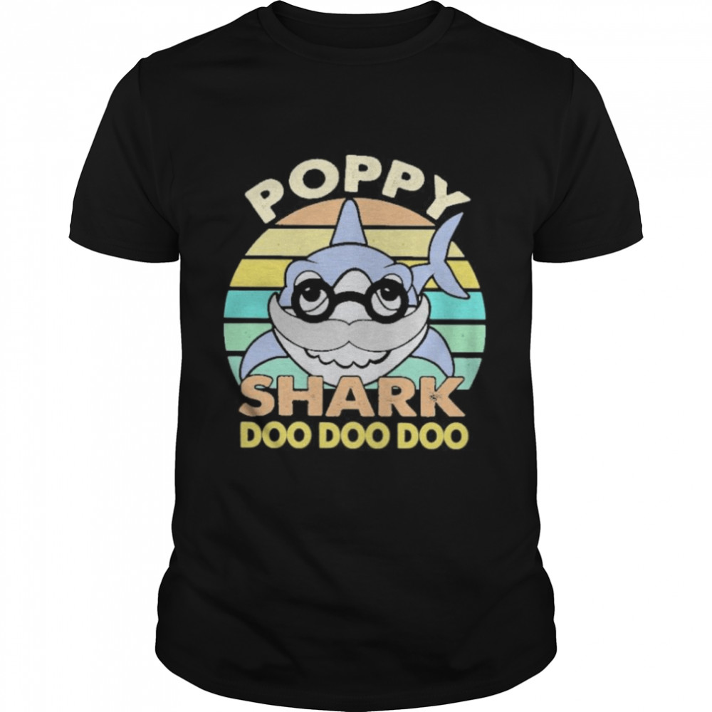 poppy shark doo doo doo vintage shirt