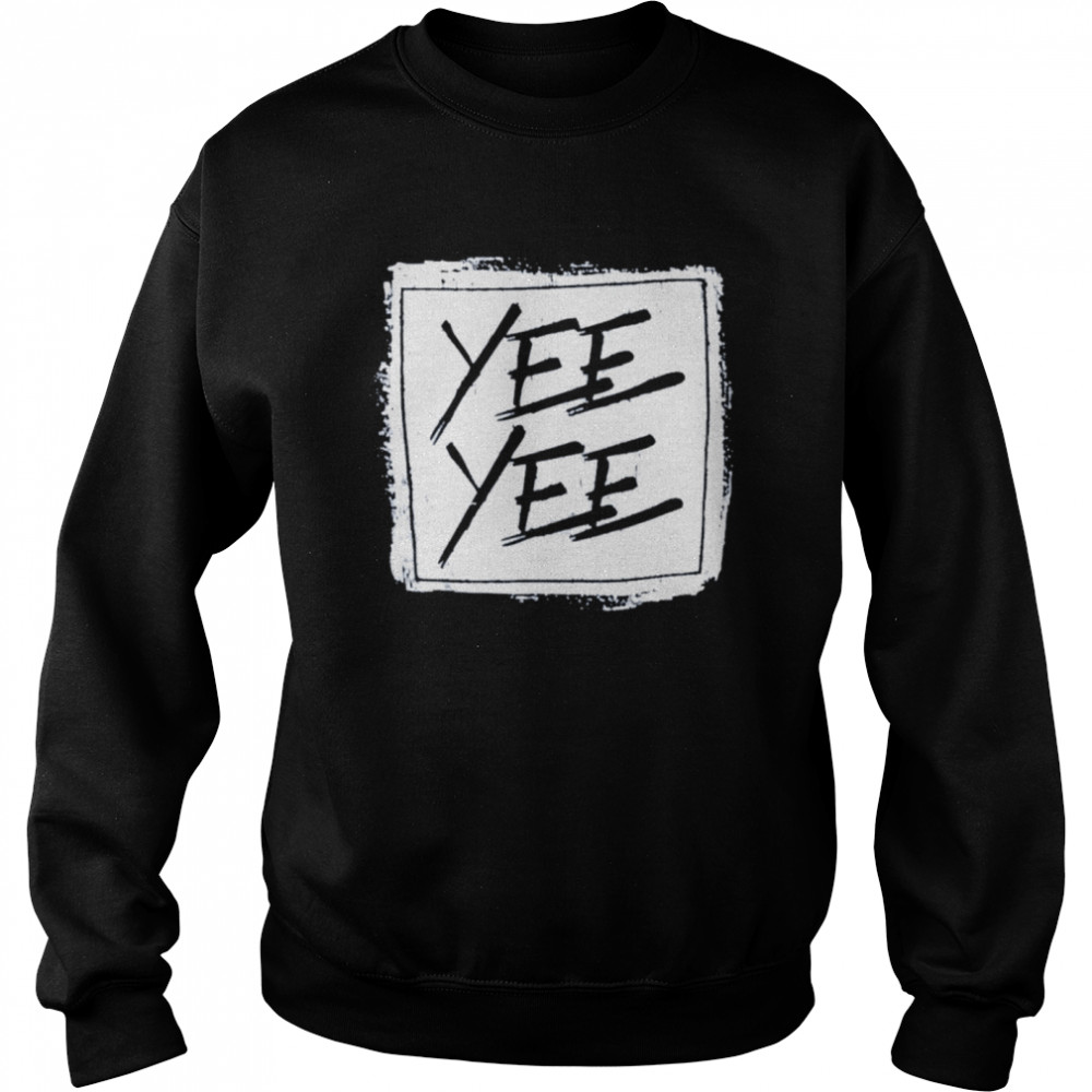 yee yee distressed square  Unisex Sweatshirt