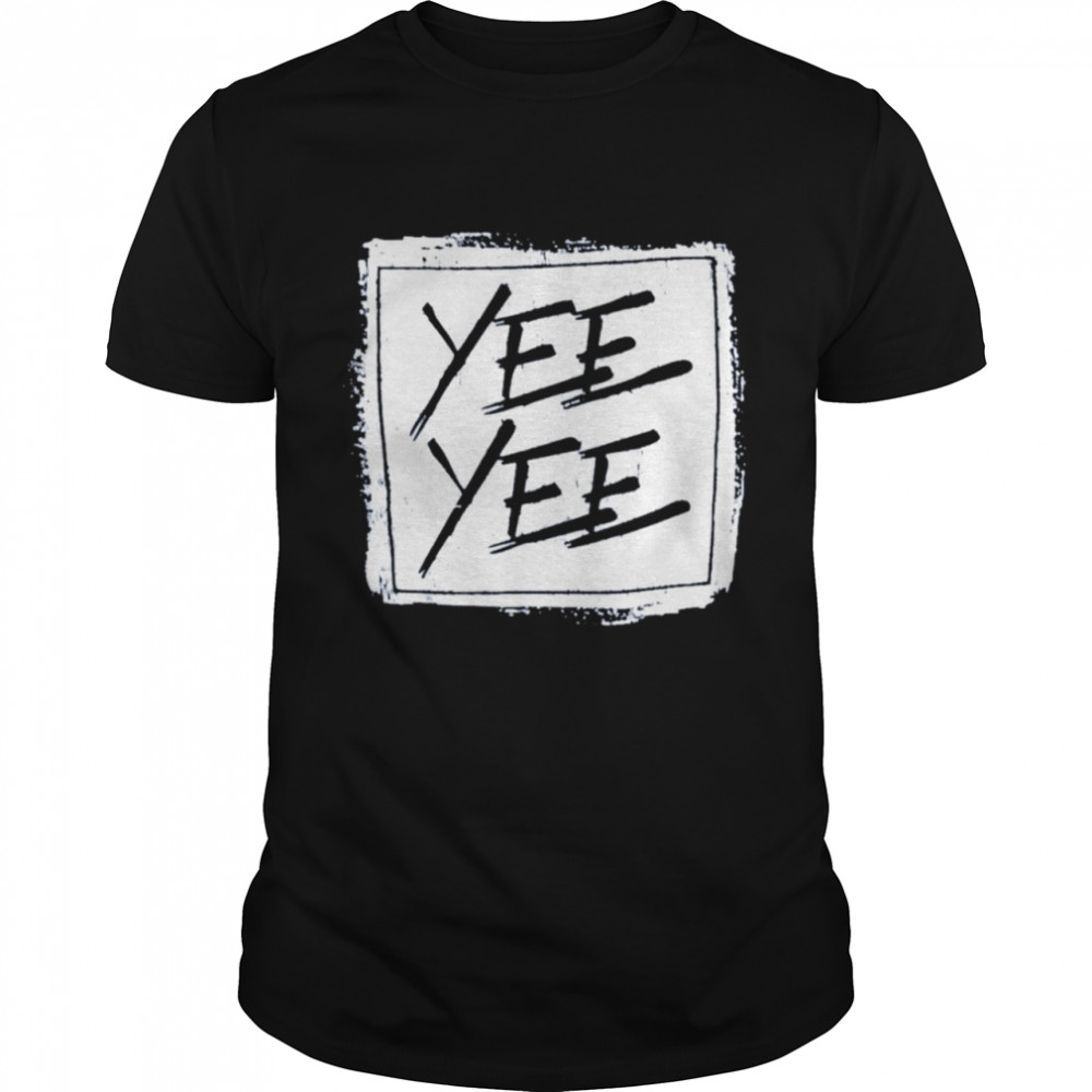 yee yee distressed square  Classic Men's T-shirt